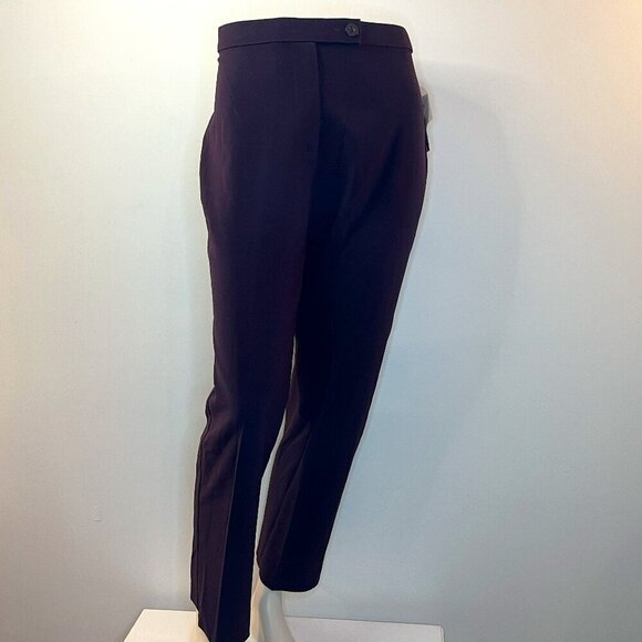 KIM ROGERS Petite Women's Purple Classic Fit Pants - Size 8P - NWT - Picture 1 of 5